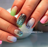 Tiger Nail Art